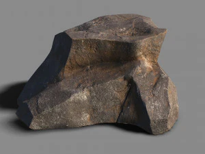 Mountain Rock 02 3D Model