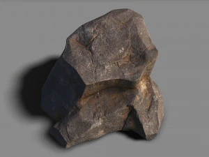 Mountain Rock 02 3D Model