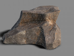 Mountain Rock 02 3D Модель