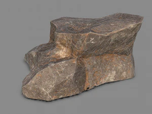 Mountain Rock 02 3D Model