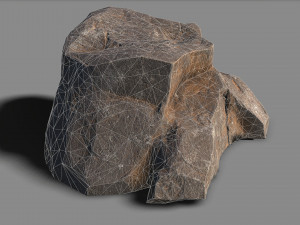 Mountain Rock 02 3D Модель