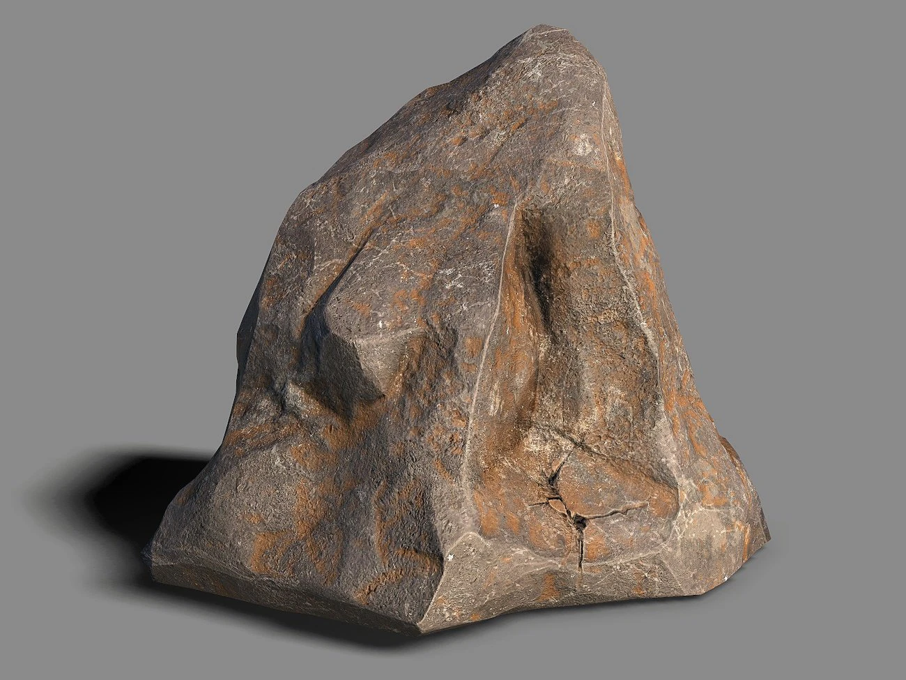 Mountain Rock 03 3D Model .c4d .max .obj .3ds .fbx .stl .blend 