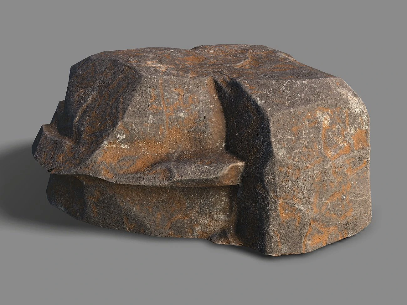 Mountain Rock 05 3D Model .c4d .max .obj .3ds .fbx .stl .blend 
