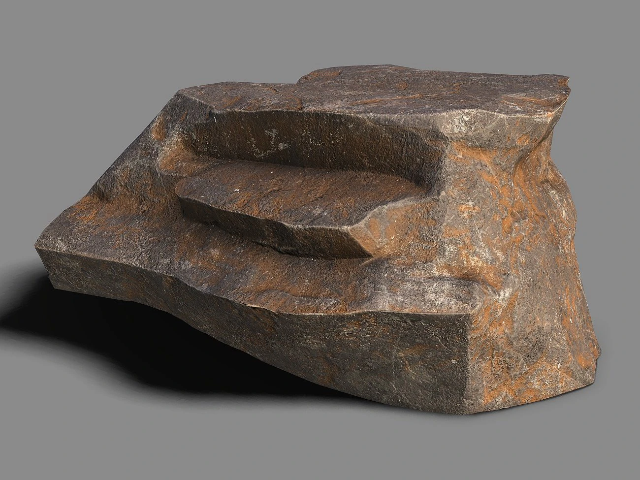 Mountain Rock 07 3D Model .c4d .max .obj .3ds .fbx .stl .blend