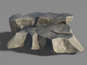 Mountain Rock 01 3D Model