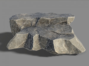 Mountain Rock 01 Modelo 3D