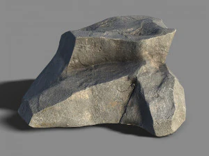 Roca de monta&ntilde;a 02 Modelo 3D