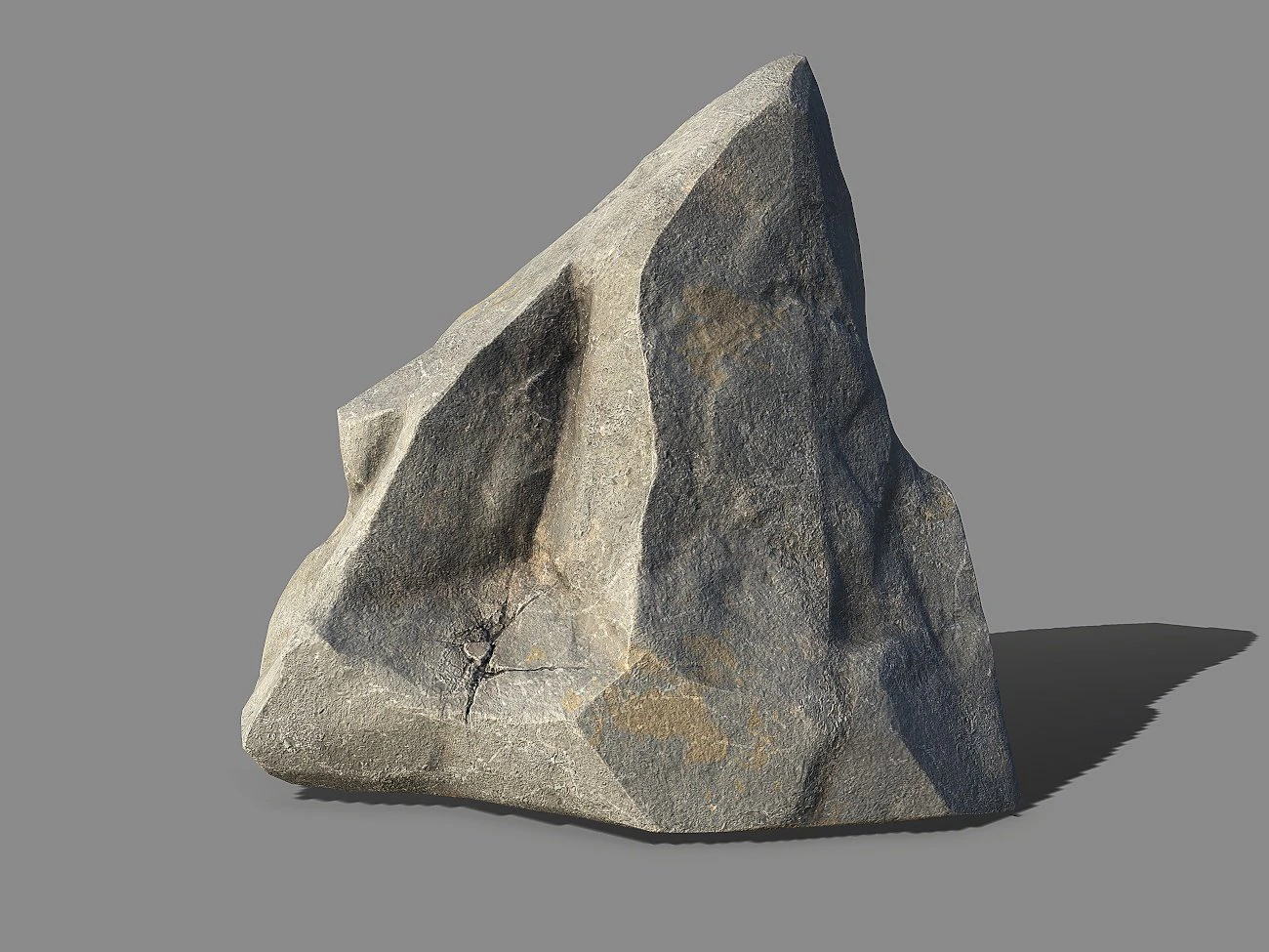 Mountain Rock 03 3D Model .c4d .max .obj .3ds .fbx .stl .blend 