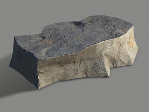 Mountain Rock 04 Model 3D