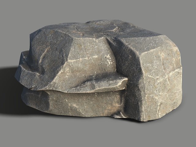 Mountain Rock 05 3Dモデル .c4d .max .obj .3ds .fbx .stl .blend 