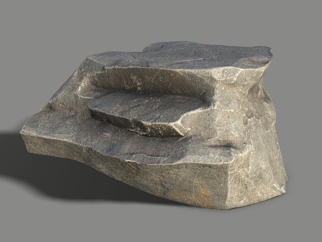Mountain Rock 07 3D 模型 .c4d .max .obj .3ds .fbx .stl .blend 