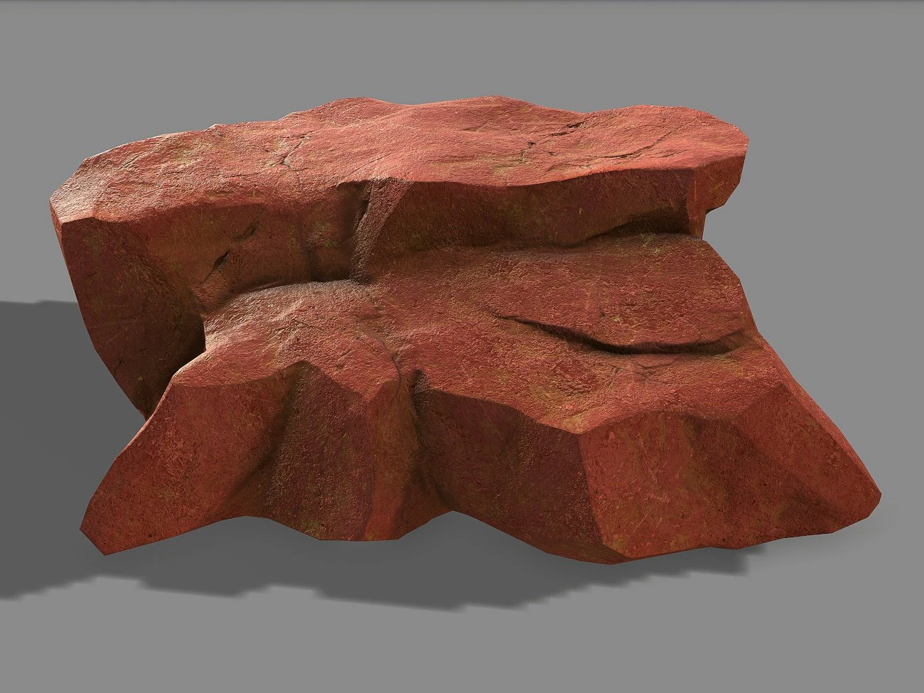 Mountain Rock 01 3D Model .c4d .max .obj .3ds .fbx .stl .blend