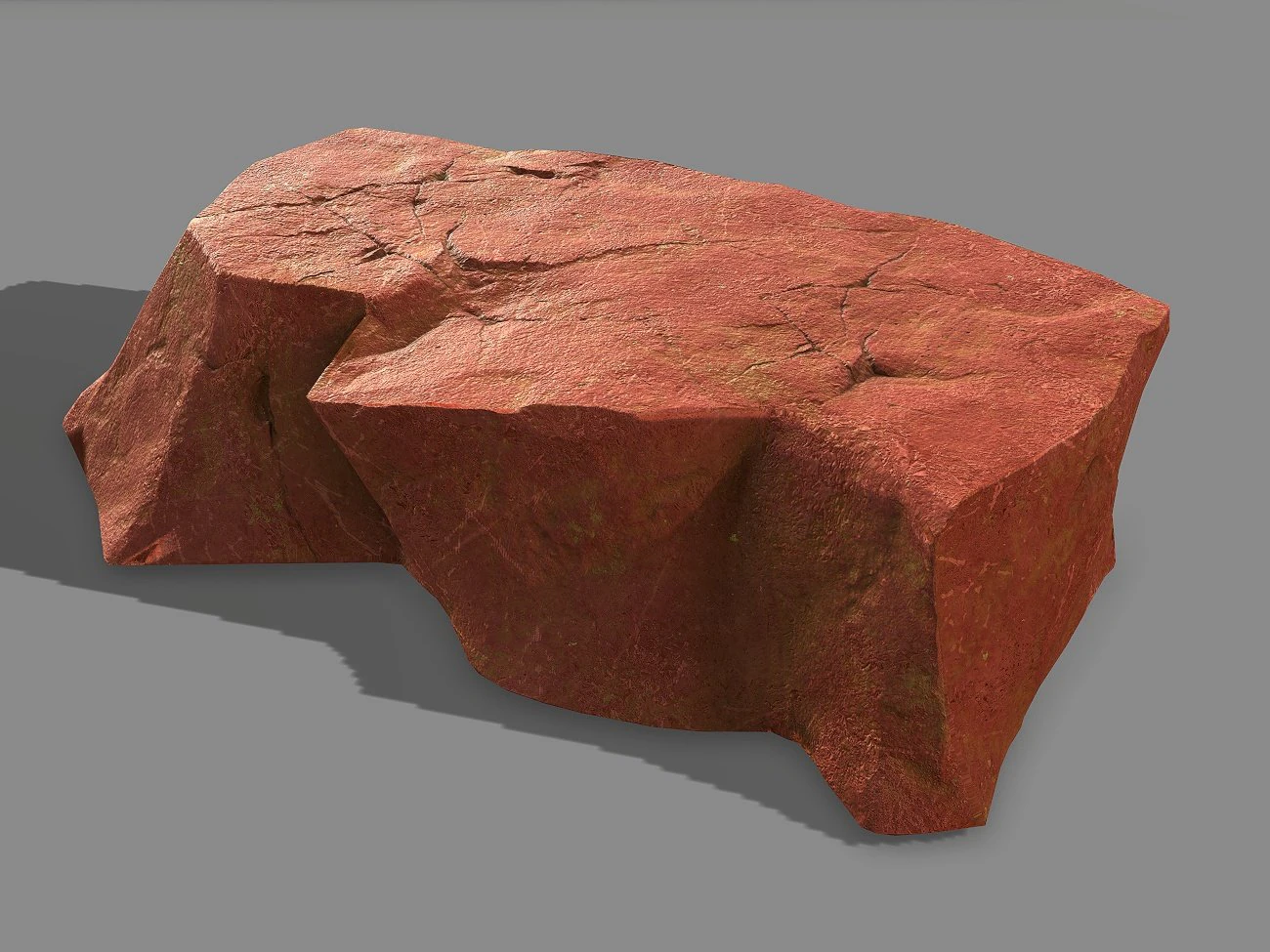 Mountain Rock 04 3D Model .c4d .max .obj .3ds .fbx .stl .blend 