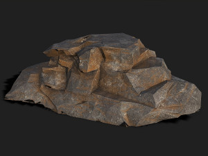 Mountain Rocks - s PBR Pack 04 3D Model