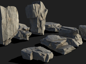 Mountain Rocks 05 3D Model
