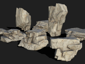 Mountain Rocks 05 3D Model