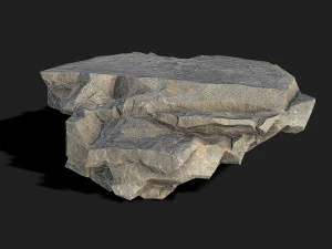 산 바위 05 3D 모델