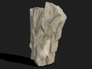 산 바위 05 3D 모델