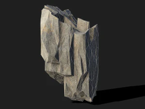 산 바위 05 3D 모델
