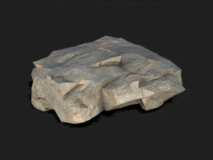 산 바위 05 3D 모델