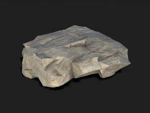 산 바위 05 3D 모델