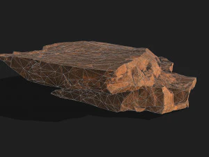 山の岩パック 06 3Dモデル