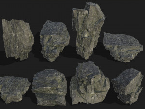 Mountain Rock Pack 08 3D Модель