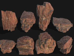 Mountain Rock Pack 09 3D Model