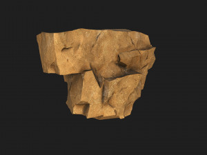 Desert rocks - s PBR Pack 10 Model 3D