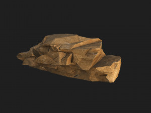 Desert rocks - s PBR Pack 10 Model 3D