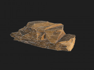 Desert rocks - s PBR Pack 10 Model 3D