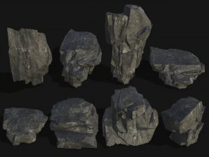 Rocce della scogliera 11 Modello 3D