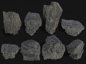 Cliff rocks 11 Model 3D