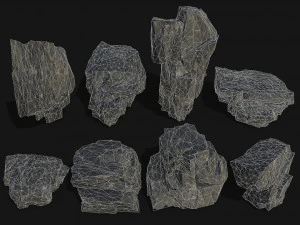 Cliff rocks 11 3D Model