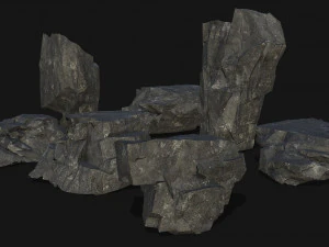 Cliff rocks 11 3D Model