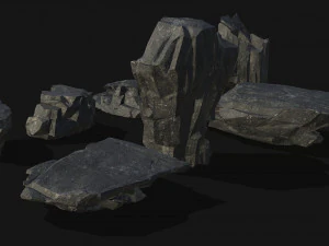 Cliff rocks 11 3D Model