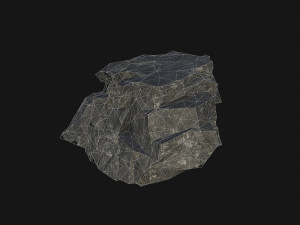 Cliff rocks 11 Model 3D