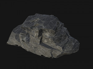 Cliff rocks 11 Model 3D