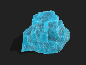 Ice rocks 12 3D Model