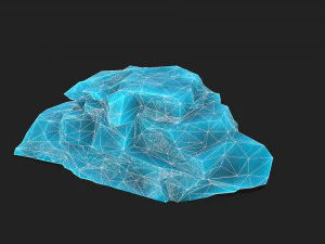 Ice rocks 12 3D Model