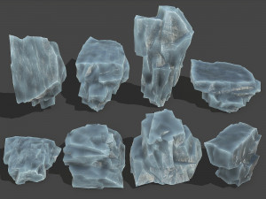 Ice rocks 13 3Dモデル