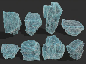 Ice rocks 14 3D Model