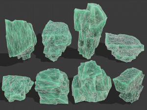 Ice rocks 15 3D Model
