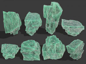 Ice rocks 15 3D Model