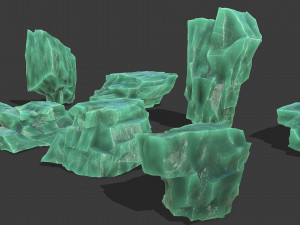 Ice rocks 15 3D Model