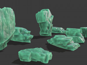 Ice rocks 15 3D Model