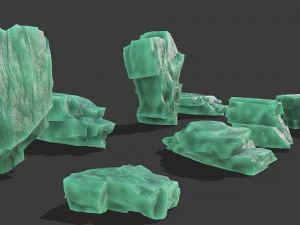 Ice rocks 15 3D Model