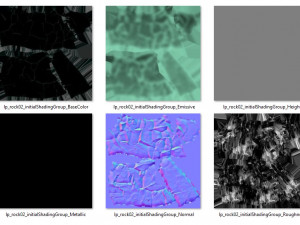 Ice rocks 15 3D Model