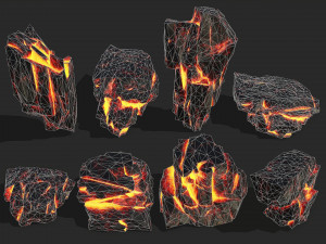 Lava rock 17 3D Model