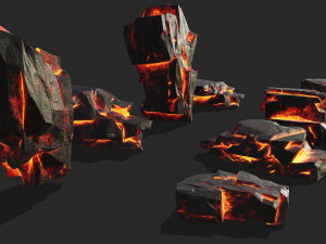 Lava rock 17 3D Model